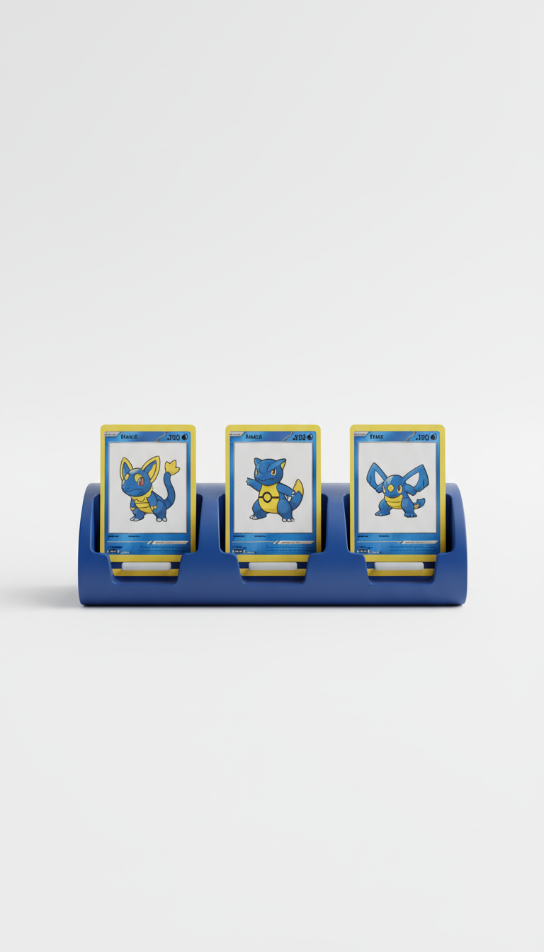 Supporto per carte Pokémon inclinato