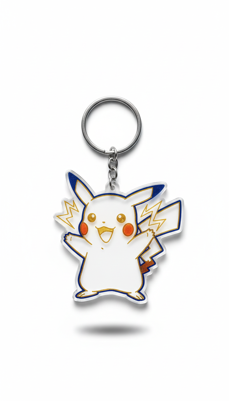 Portachiavi incisa laser Pikachu