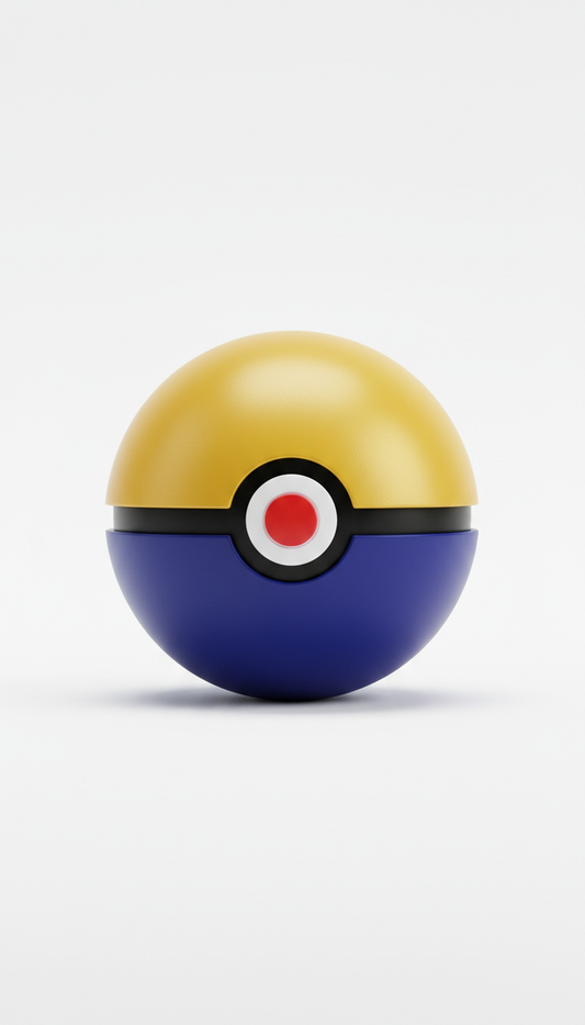 Fermalibri Poké Ball 3D stampato