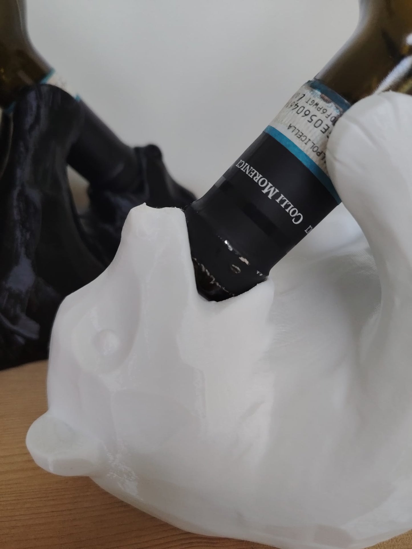 L'Orso Ubriacone — Porta Vino Decorativo