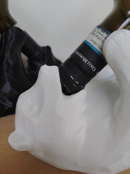 L'Orso Ubriacone — Porta Vino Decorativo