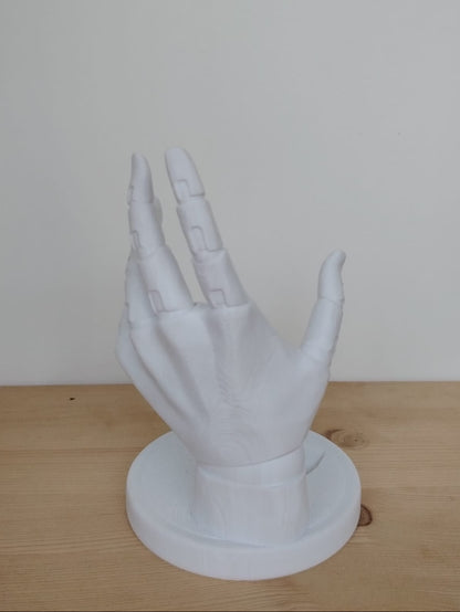 Mano Portabottiglie — Porta Vino Decorativo Stampato in 3D