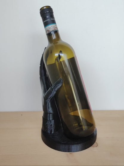 Mano Portabottiglie — Porta Vino Decorativo Stampato in 3D
