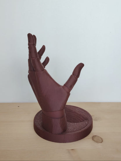Mano Portabottiglie — Porta Vino Decorativo Stampato in 3D