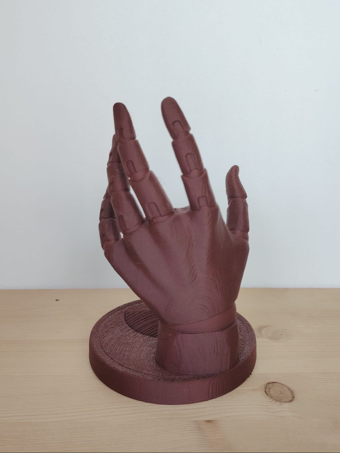Mano Portabottiglie — Porta Vino Decorativo Stampato in 3D