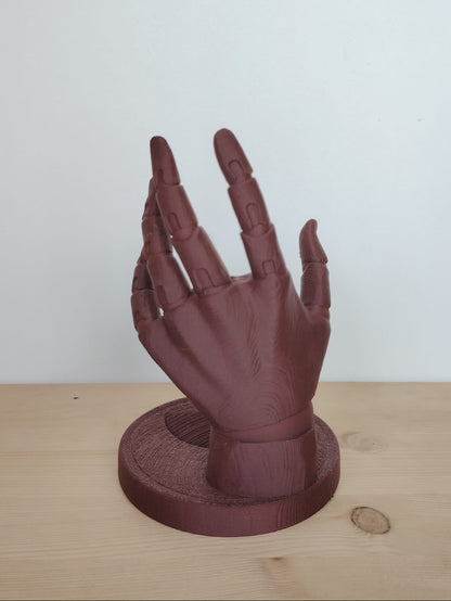 Mano Portabottiglie — Porta Vino Decorativo Stampato in 3D