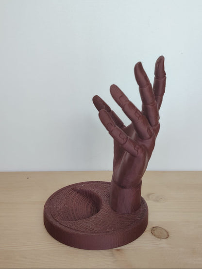 Mano Portabottiglie — Porta Vino Decorativo Stampato in 3D