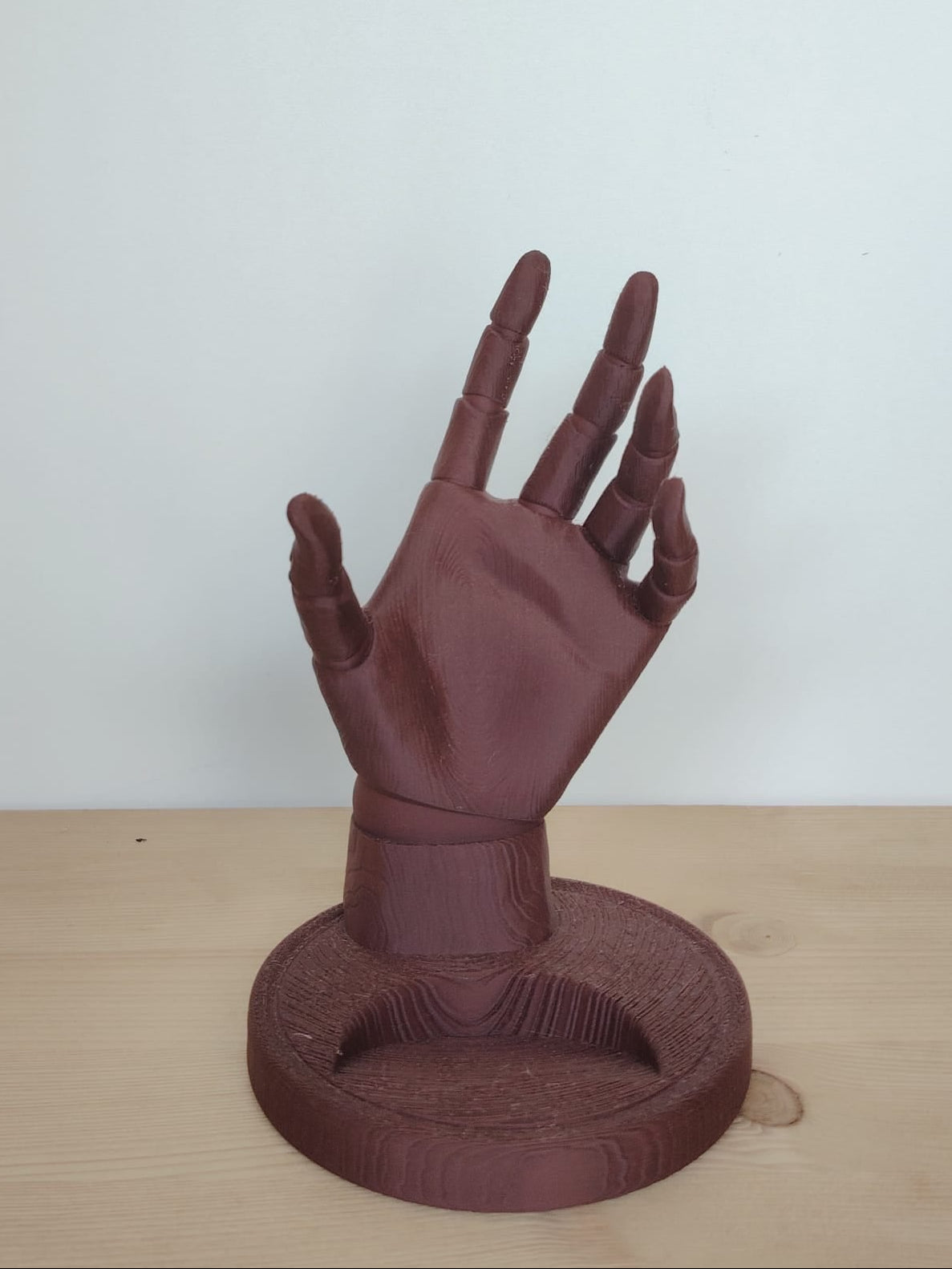 Mano Portabottiglie — Porta Vino Decorativo Stampato in 3D