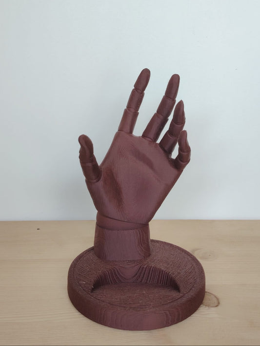 Mano Portabottiglie — Porta Vino Decorativo Stampato in 3D