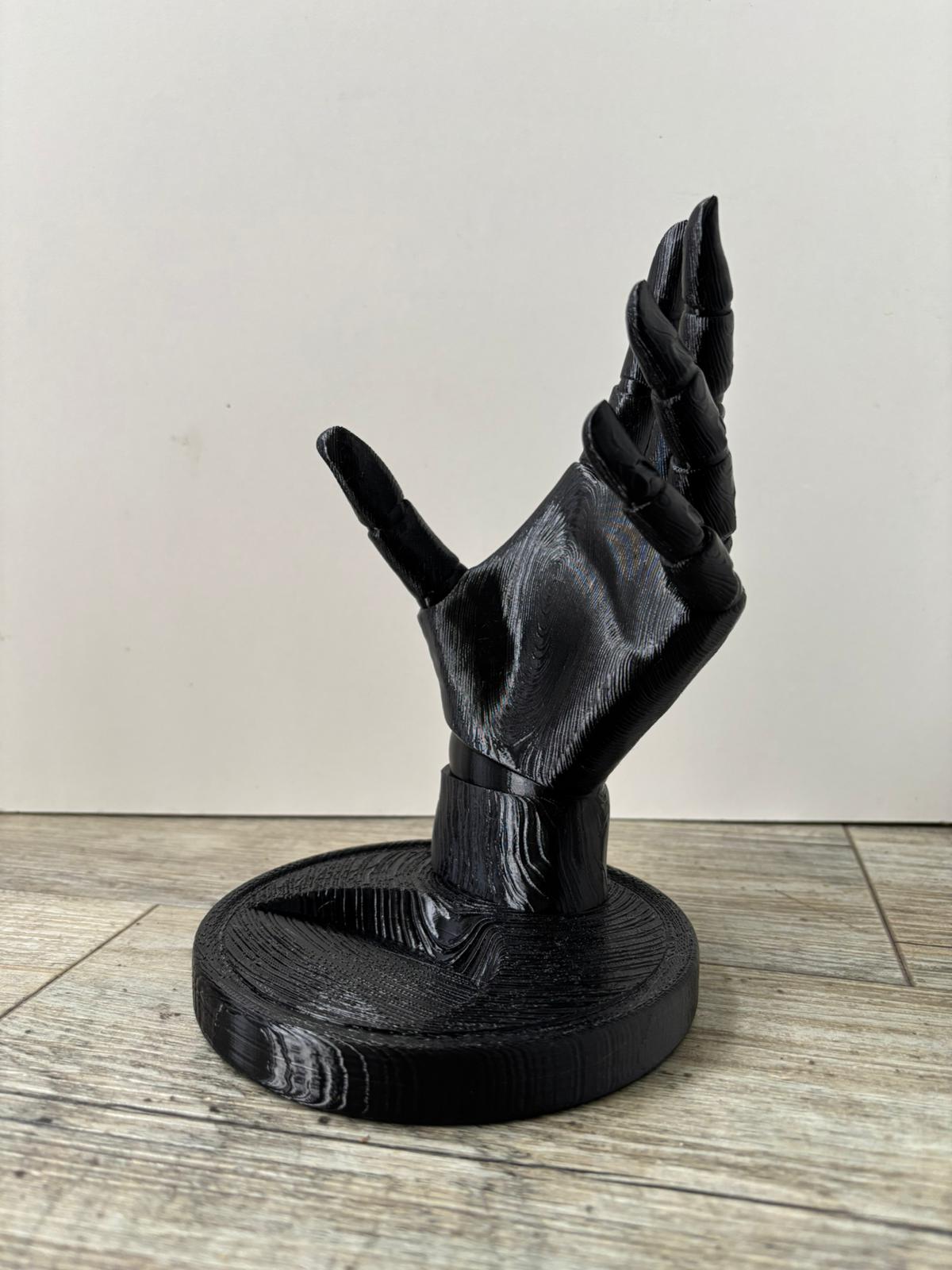 Mano Portabottiglie — Porta Vino Decorativo Stampato in 3D