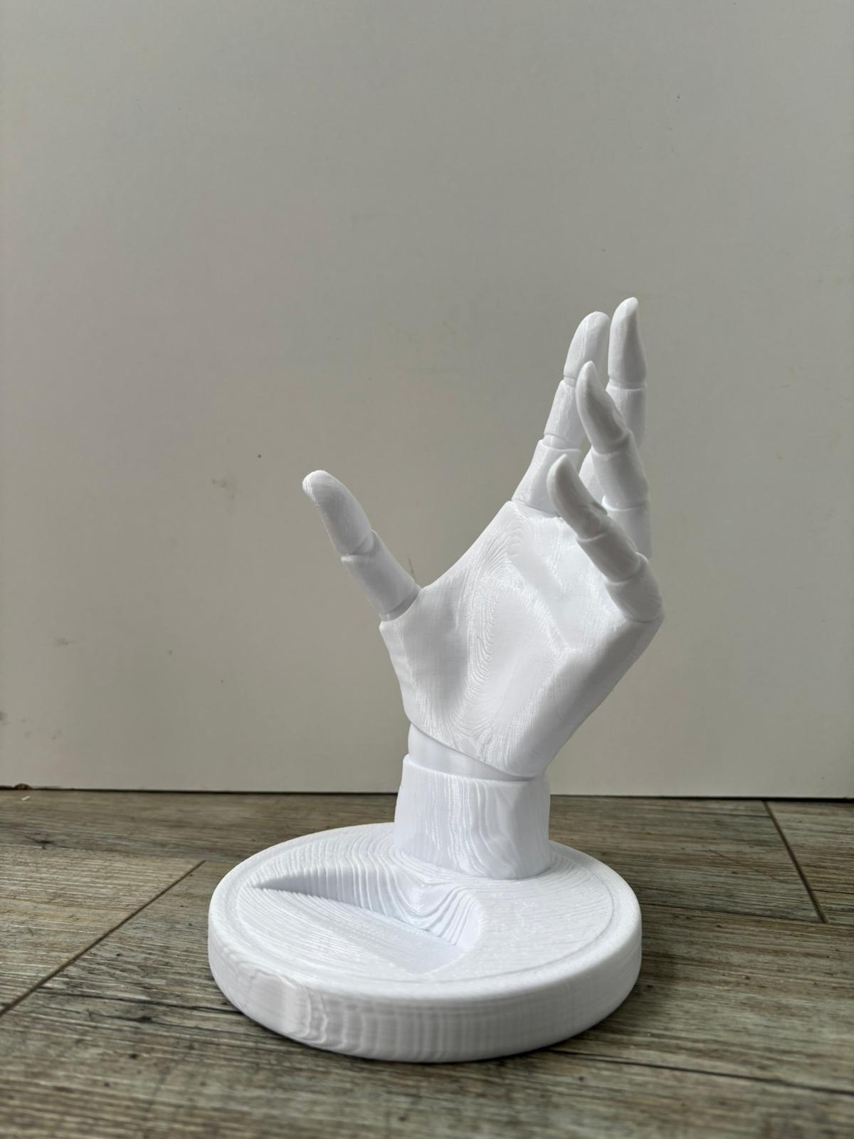 Mano Portabottiglie — Porta Vino Decorativo Stampato in 3D