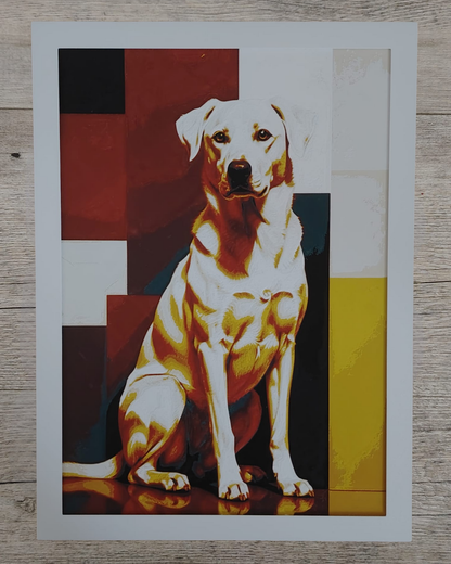 Quadro 3D Cane - Stampa HueForge