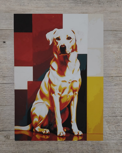 Quadro 3D Cane - Stampa HueForge