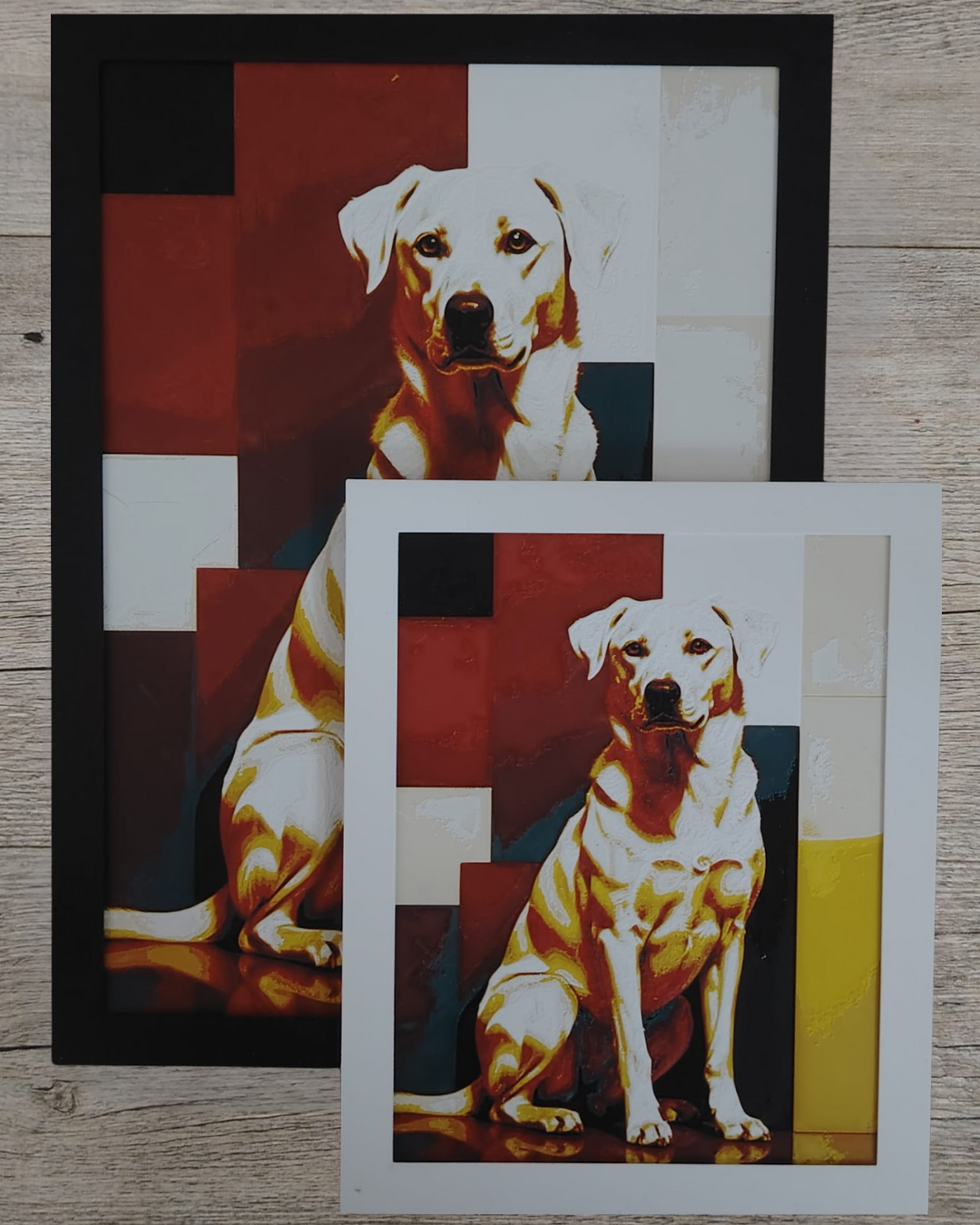 Quadro 3D Cane - Stampa HueForge