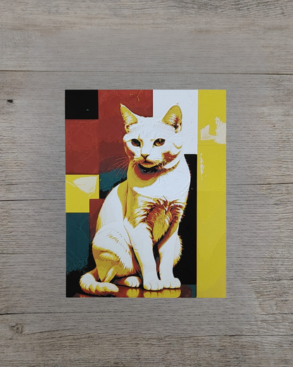 Quadro 3D Gatto - Stampa HueForge