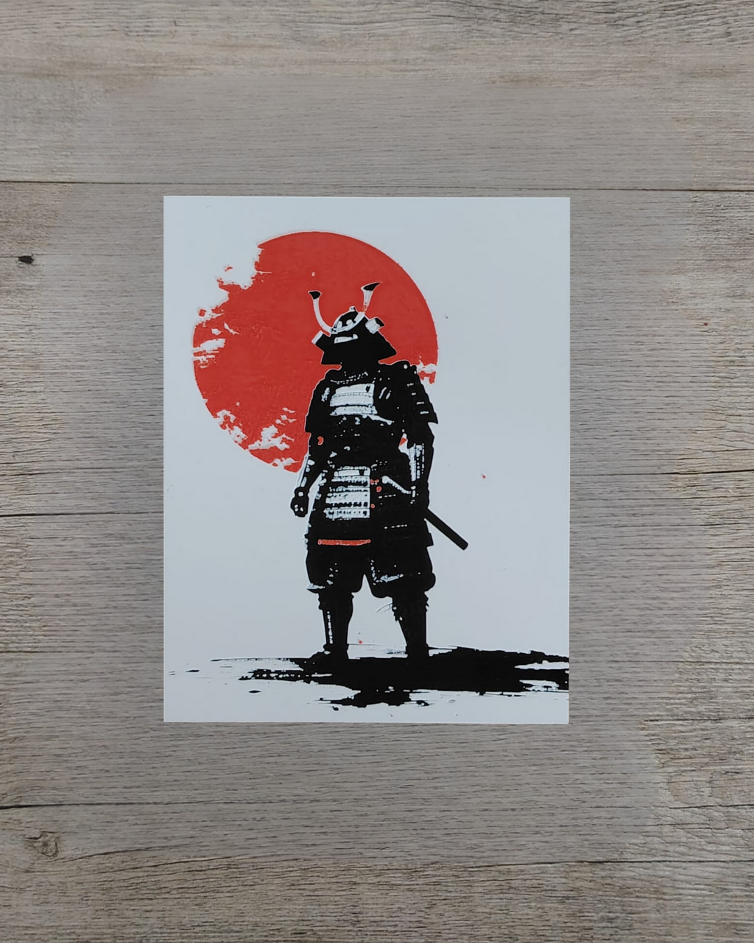 Quadro 3D Samurai - Stampa HueForge