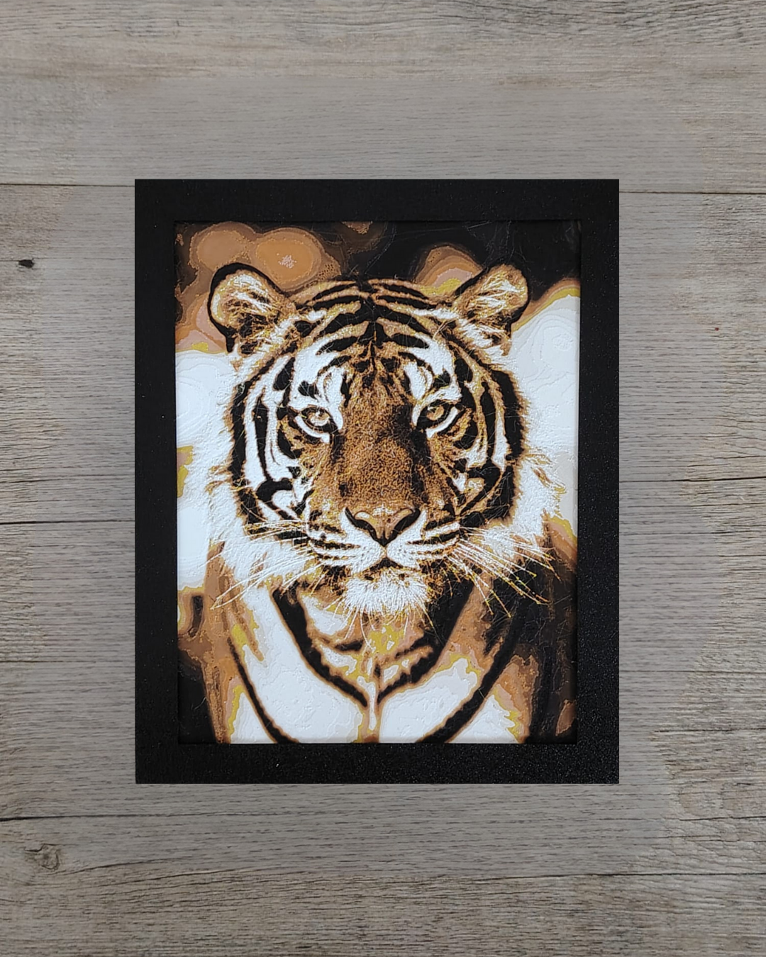 Quadro 3D Tigre della Foresta - Stampa HueForge