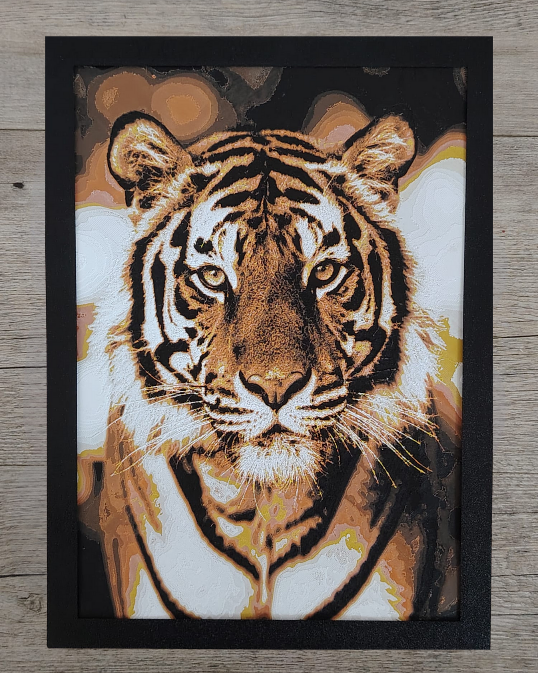 Quadro 3D Tigre della Foresta - Stampa HueForge
