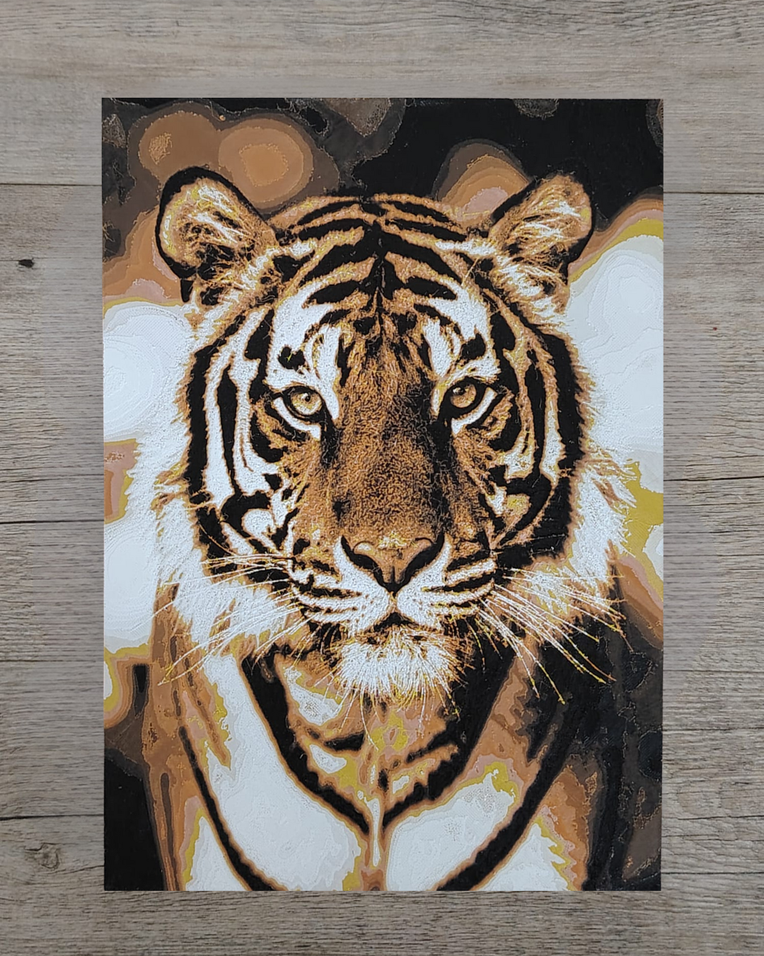 Quadro 3D Tigre della Foresta - Stampa HueForge